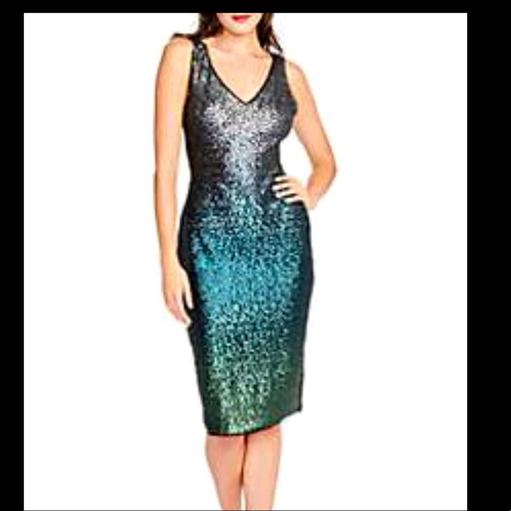 Rachel Roy Ombré Sequin Dress